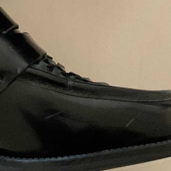 JEFFREY CAMPBELL Sims Chunky Stacked Block Heeled Loafer Size 7 - Picture 10 of 11